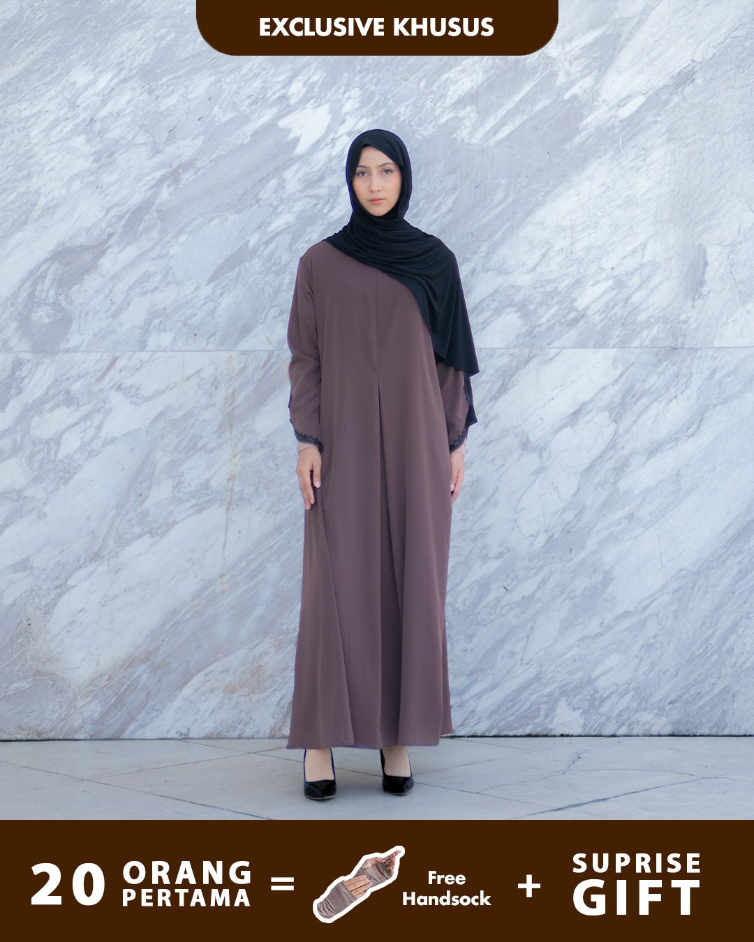 Aluna Abaya Mauve by TUBITA - TUBITA