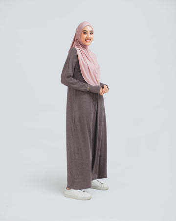 Aska Knit Dress Taupe Rose by Tubita
