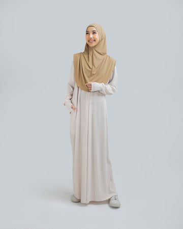 Aska Knit Dress Creamy by Tubita