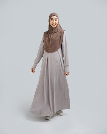 Aska Knit Dress Oats by Tubita