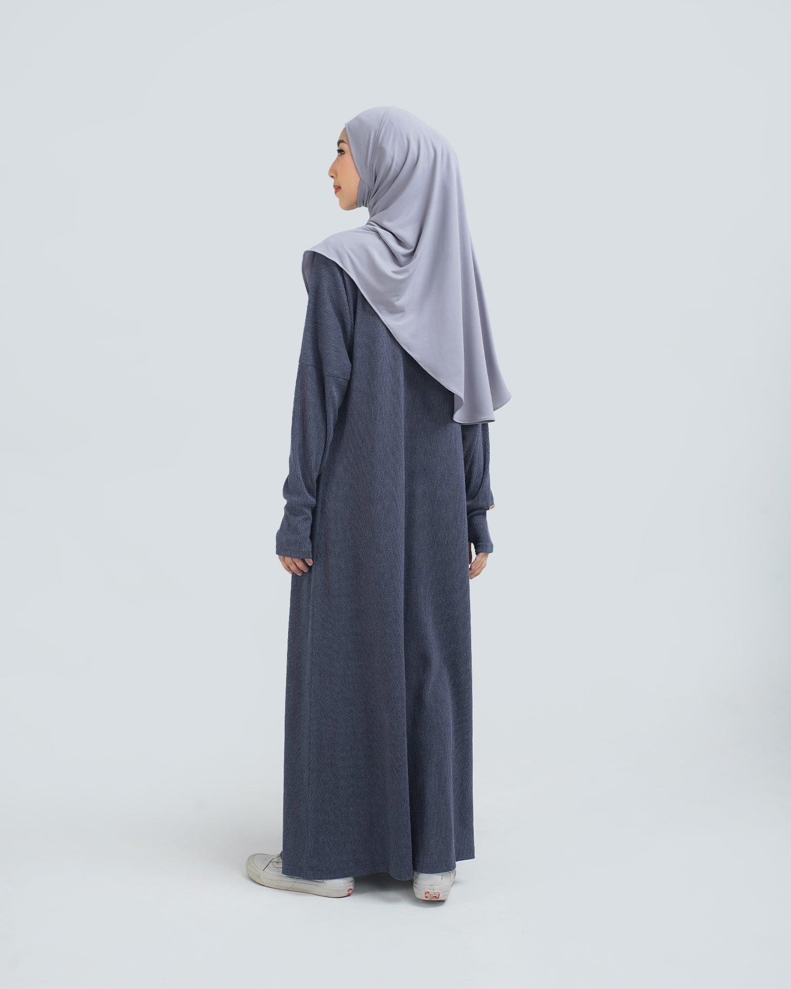Aska Knit Dress Stone Blue by Tubita - TUBITA