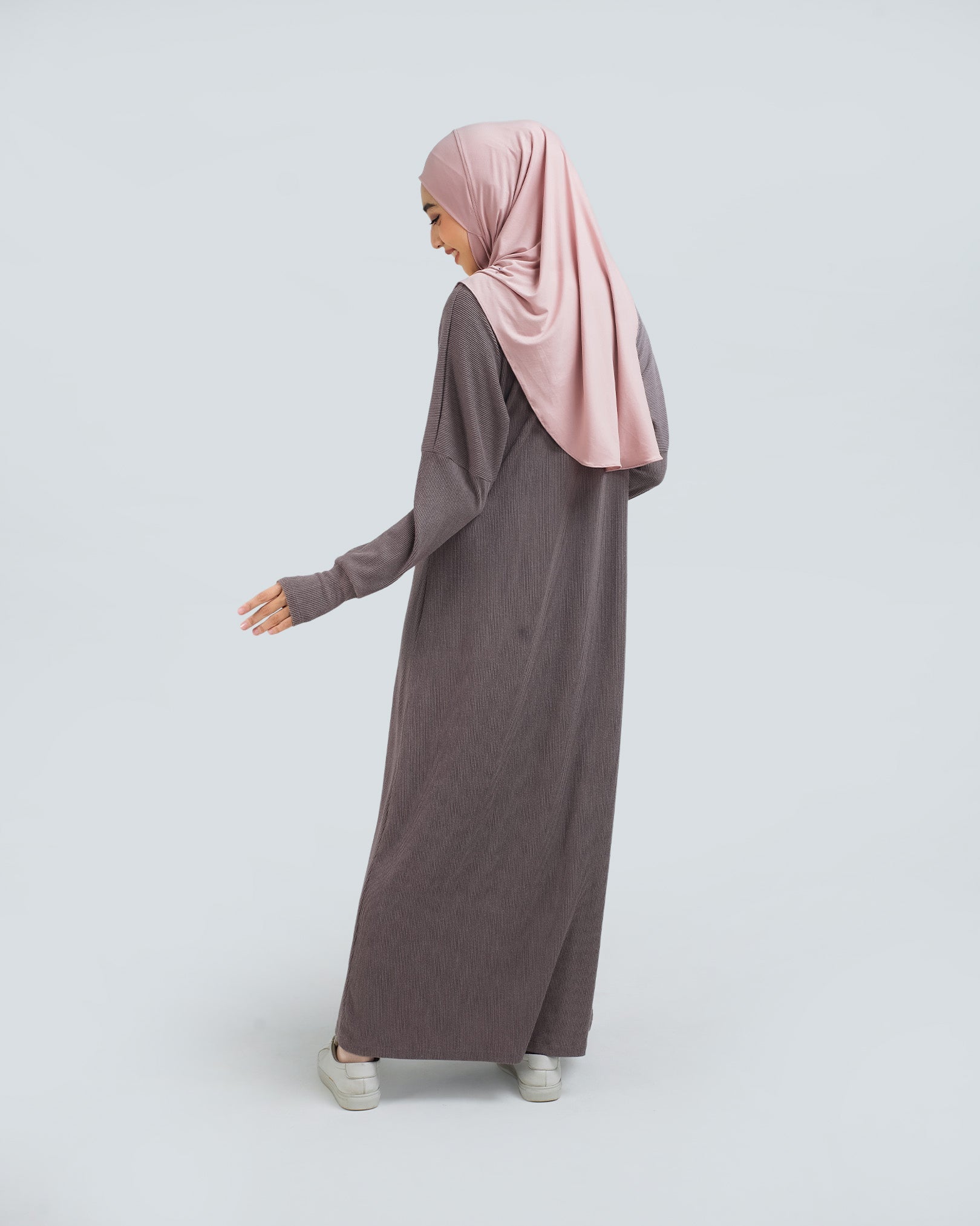 Aska Knit Dress Taupe Rose by Tubita - TUBITA