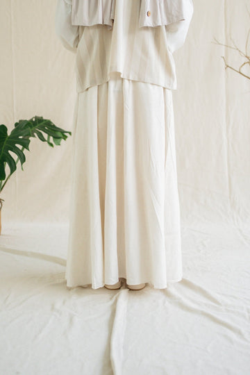 Berly Skirt Organic Linen Natural by Tufine - TUBITA