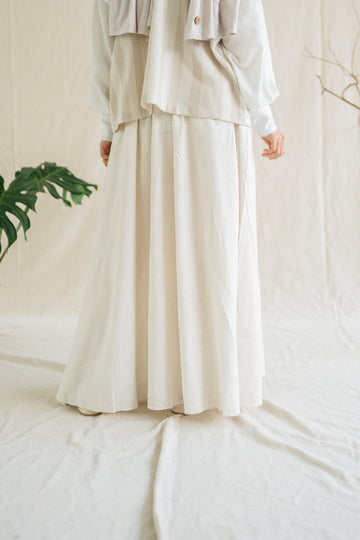 Berly Skirt Organic Linen Natural by Tufine - TUBITA