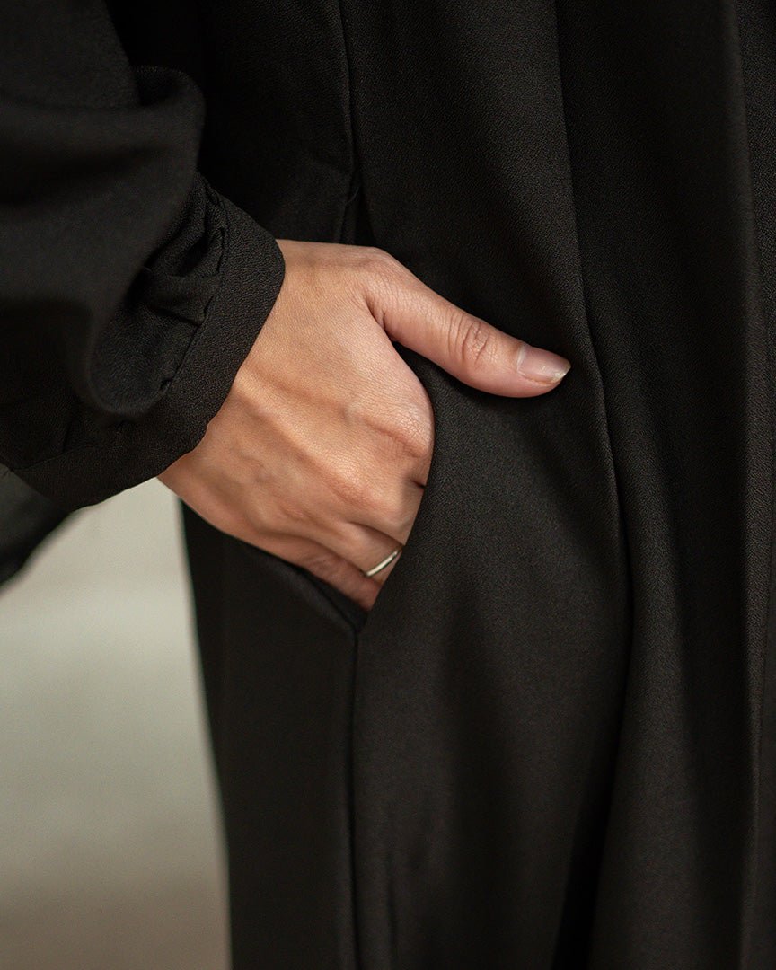 Camila Dress Black by TUBITA - Baju Umroh Wanita - TUBITA