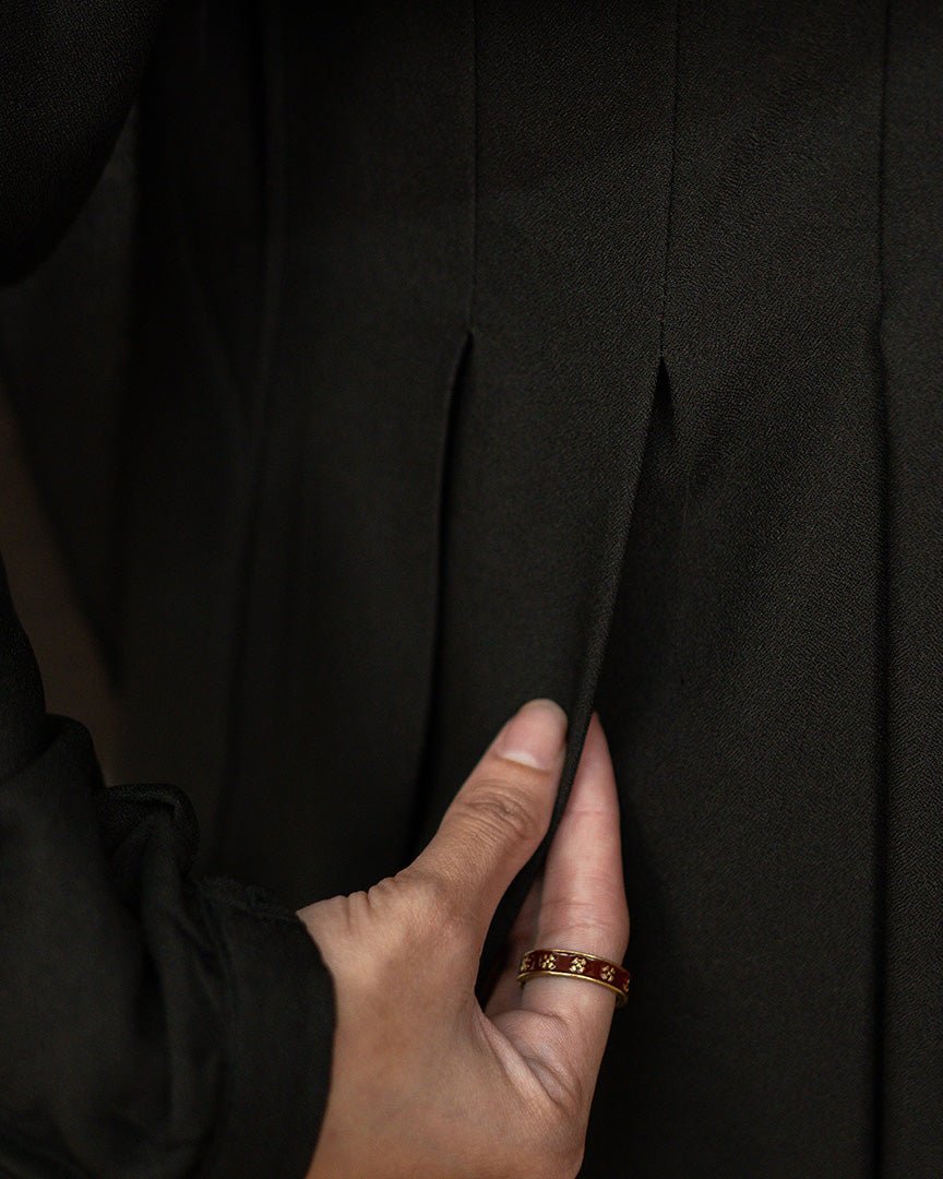 Camila Dress Black by TUBITA - Baju Umroh Wanita - TUBITA