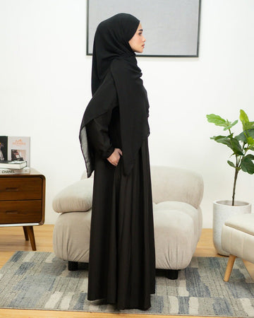 Camila Dress Black by TUBITA - Baju Umroh Wanita - TUBITA