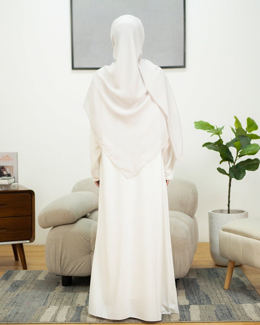 Camila Dress Broken White by TUBITA - Baju Umroh Wanita - TUBITA