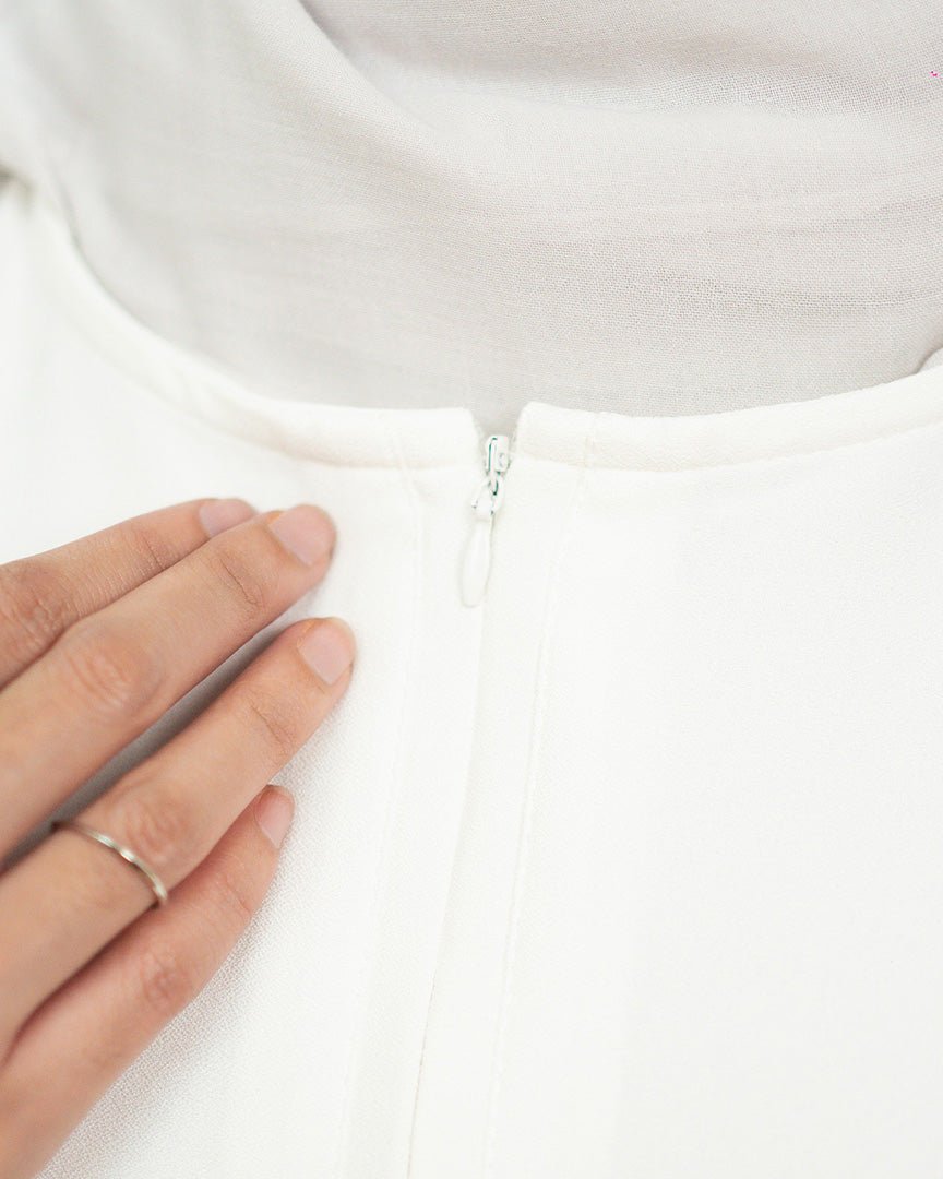 Camila Dress Broken White by TUBITA - Baju Umroh Wanita - TUBITA