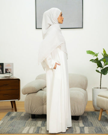Camila Dress Broken White by TUBITA - Baju Umroh Wanita - TUBITA
