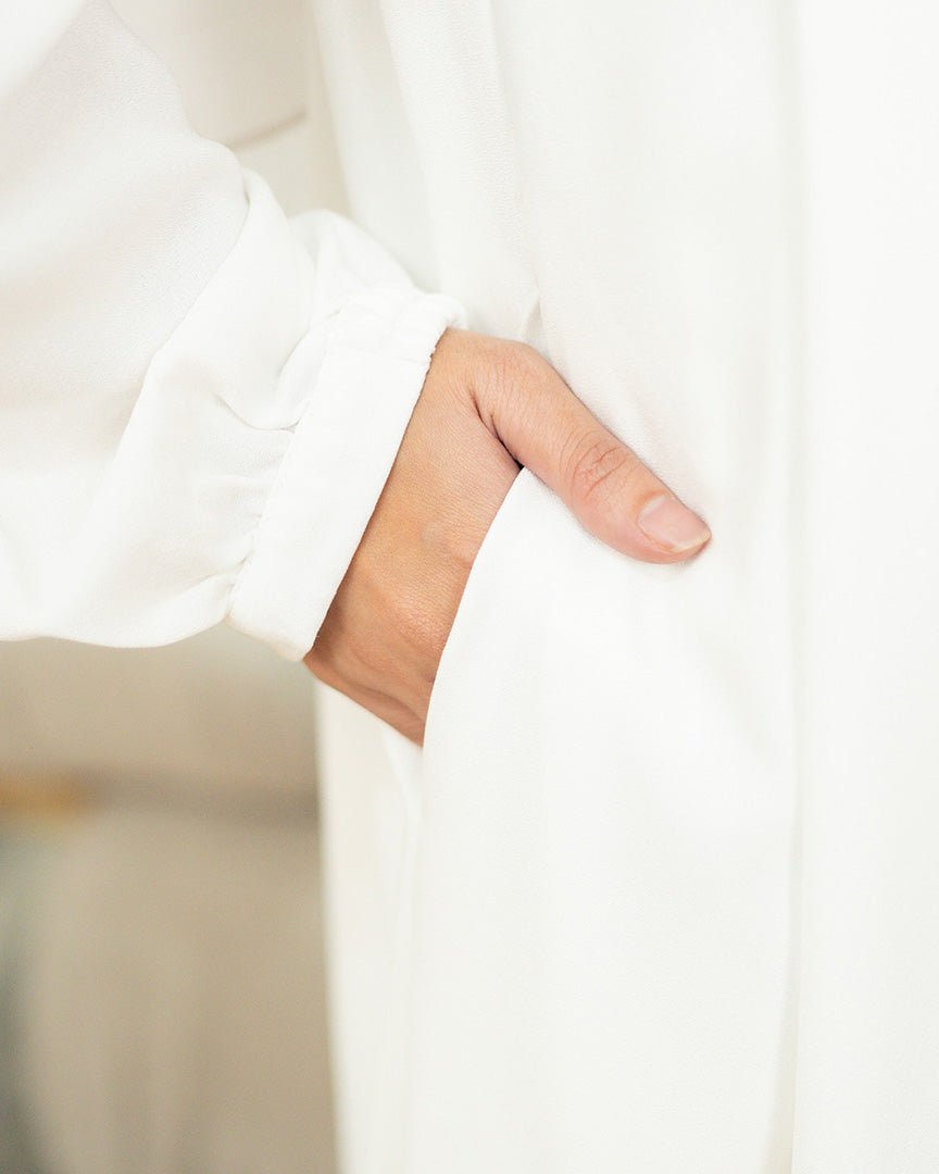 Camila Dress Broken White by TUBITA - Baju Umroh Wanita - TUBITA