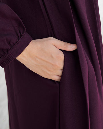 Camila Dress Burgundy by Tubita - TUBITA