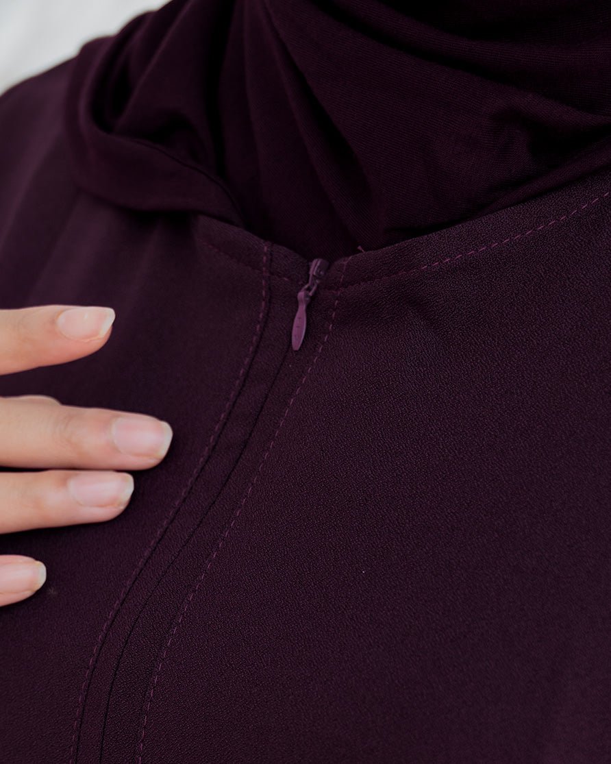 Camila Dress Burgundy by Tubita - TUBITA