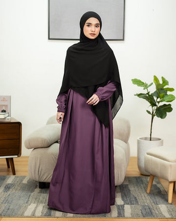 Camila Dress Plum by TUBITA - Baju Umroh Wanita - TUBITA