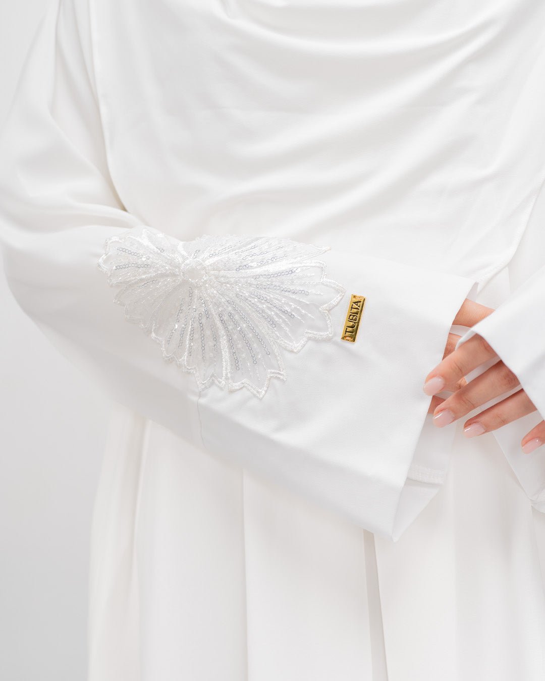 Faza Abaya Broken White by TUBITA - TUBITA