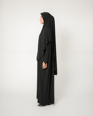 Hana Abaya Basic Black by Tubita - TUBITA