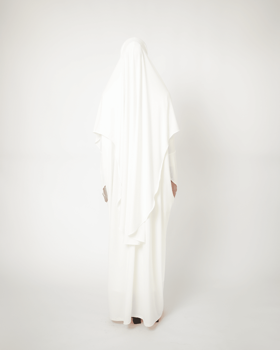 Hana Abaya Basic Broken White by Tubita - TUBITA