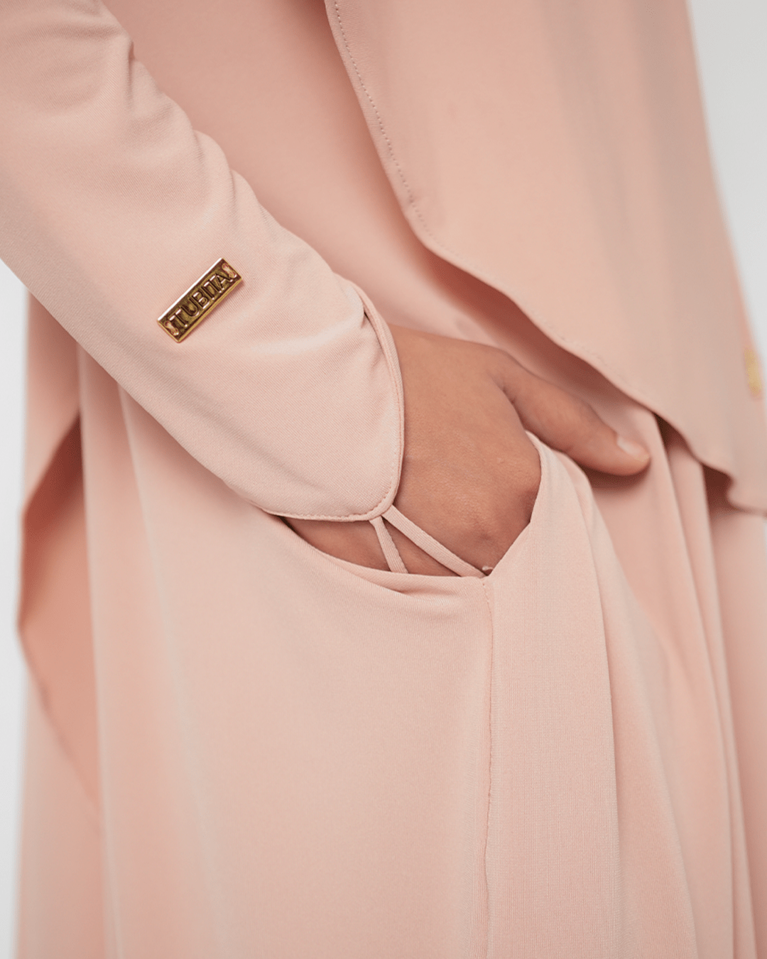Hana Abaya Basic Dusty Pink by Tubita - TUBITA