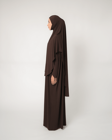 Hana Abaya Basic Espresso by Tubita - TUBITA