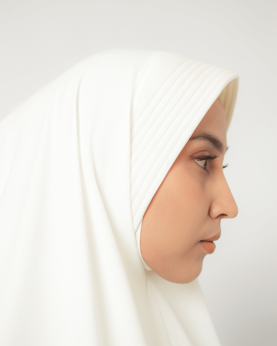Hana Hijab Basic Pad Broken White by Tubita - TUBITA