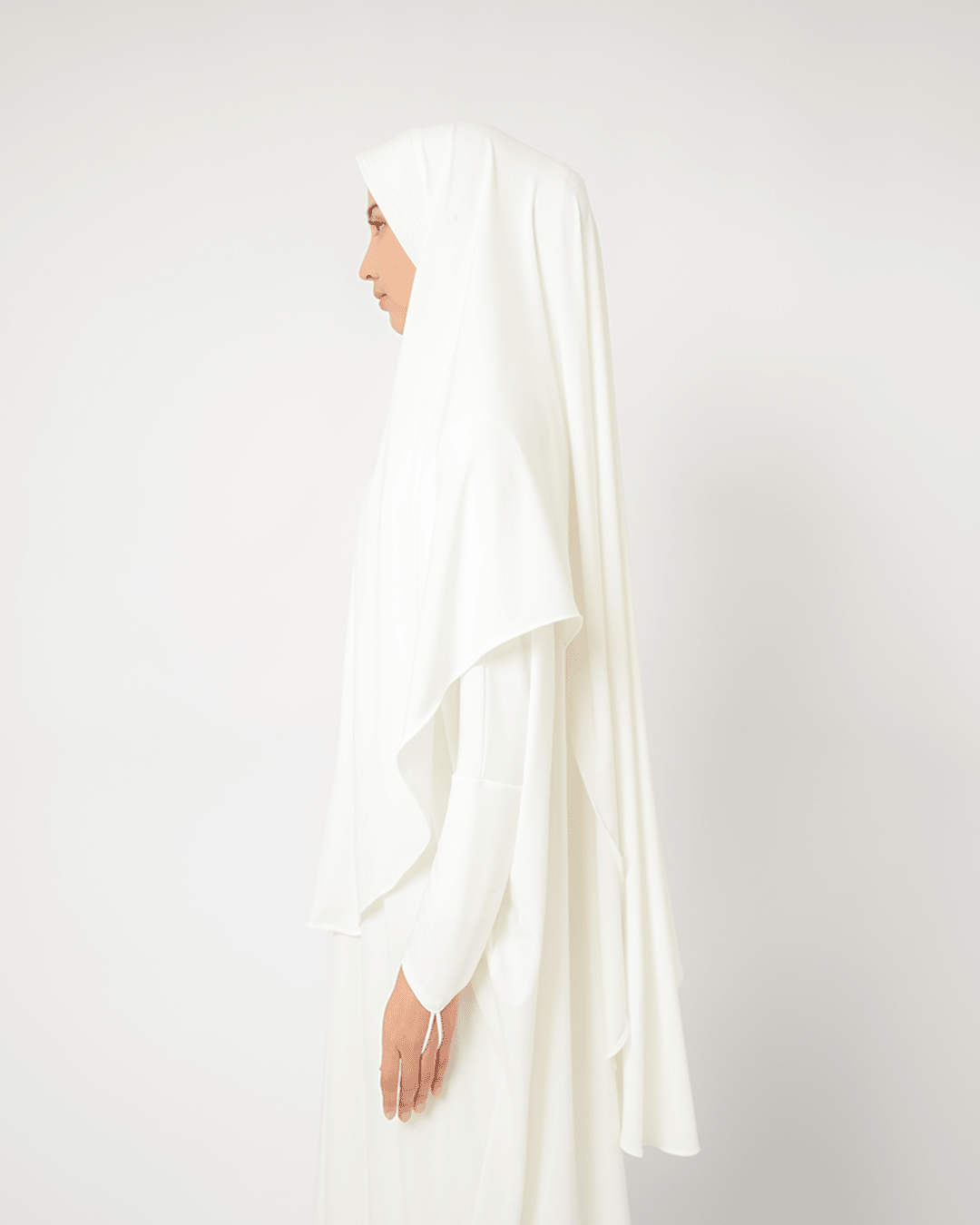 Hana Hijab Basic Pad Broken White by Tubita - TUBITA