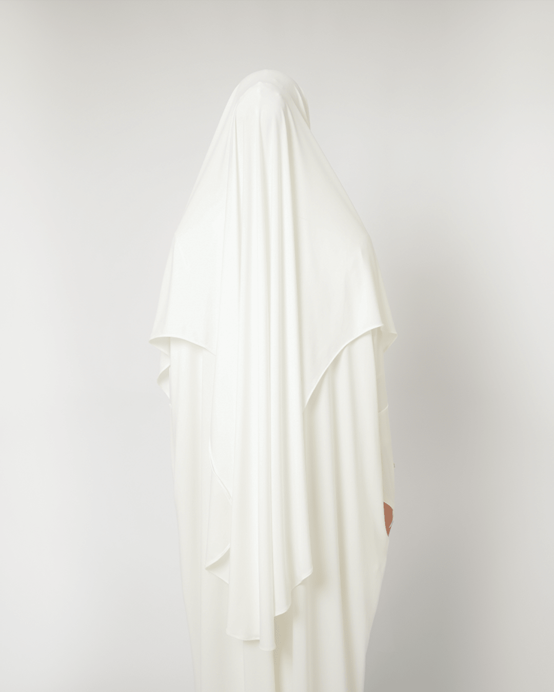 Hana Hijab Soft Pad Broken White by Tubita - TUBITA