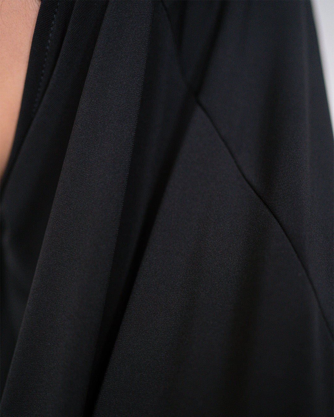 Hilya french khimar Black By Tubita - TUBITA