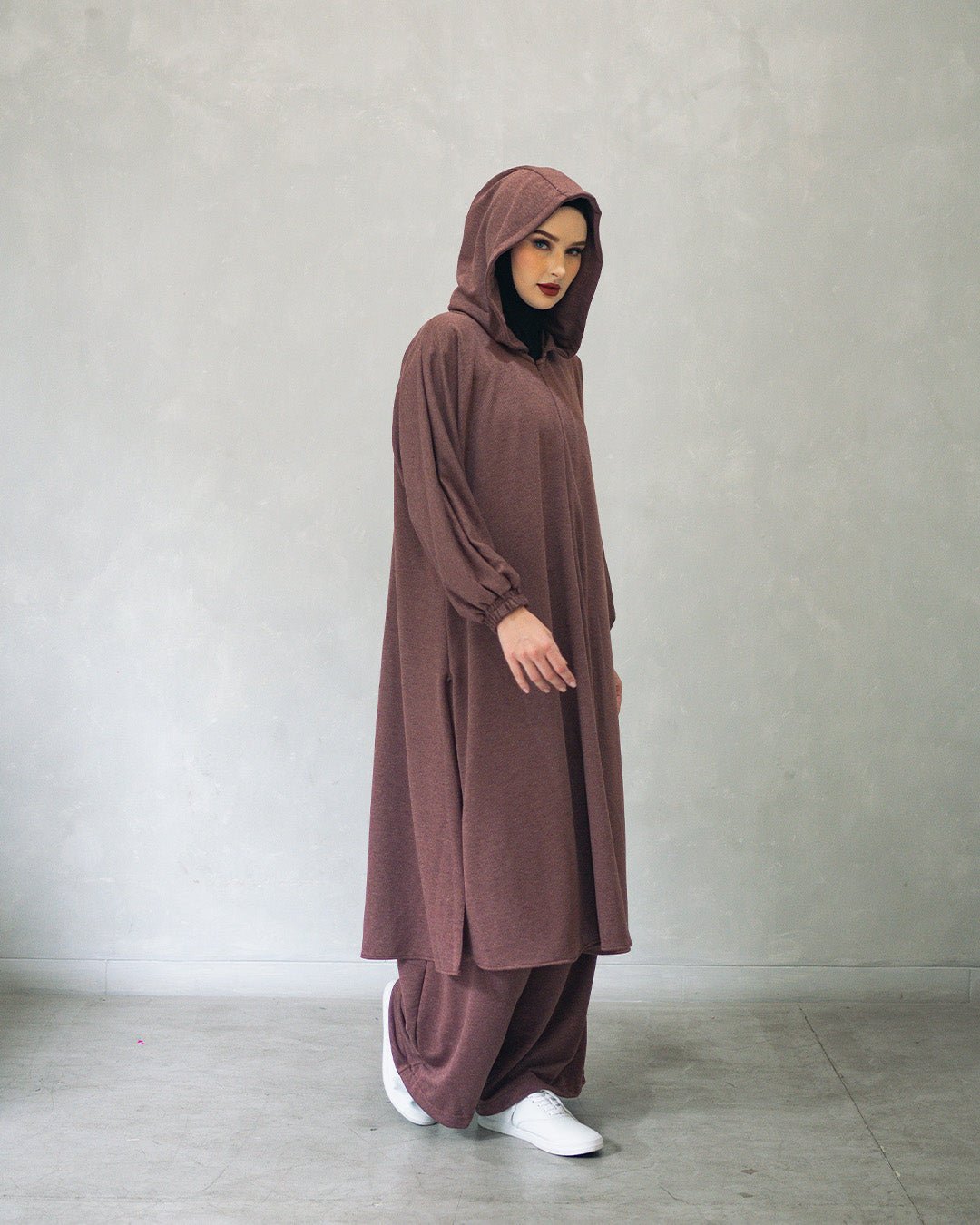 Hoodie Zahara Maroon by TUBITA - TUBITA