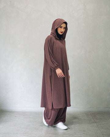 Hoodie Zahara Maroon by TUBITA