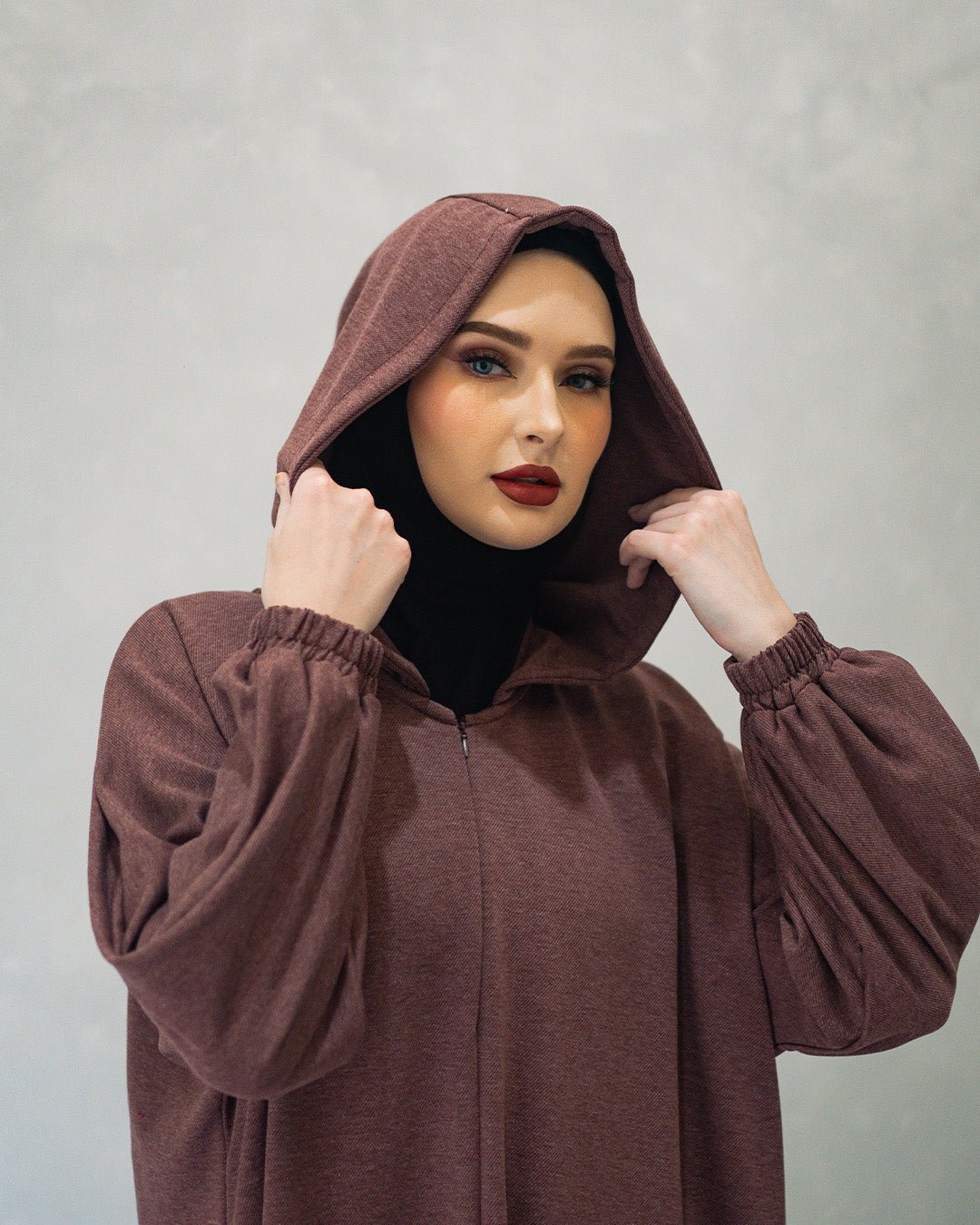 Hoodie Zahara Maroon by TUBITA - TUBITA