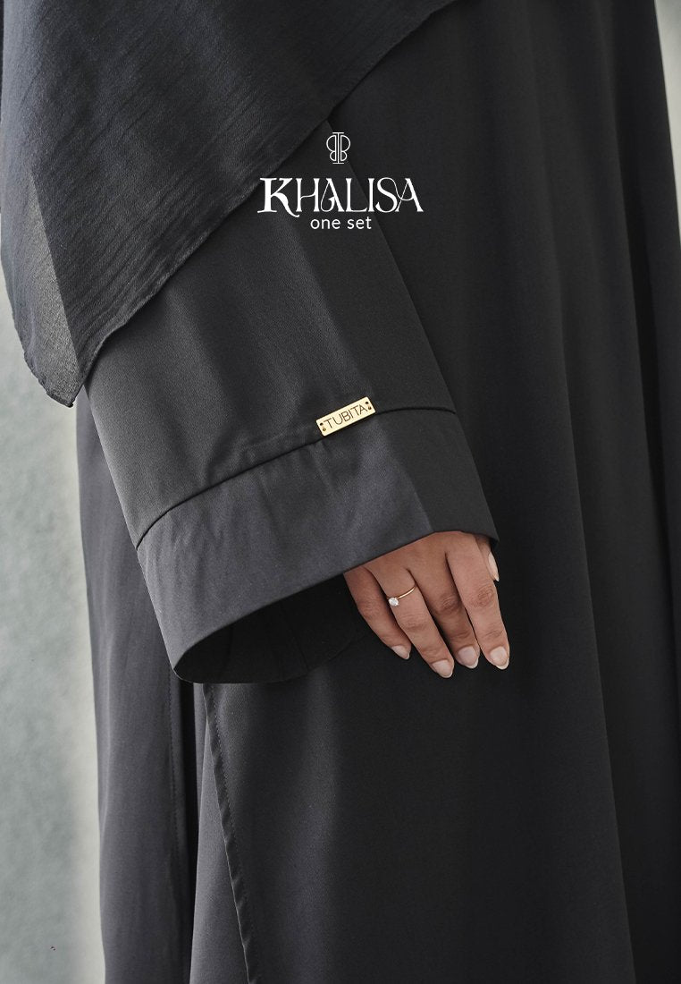 Khalisa One Set Black - One Set Tunik by Tubita - TUBITA