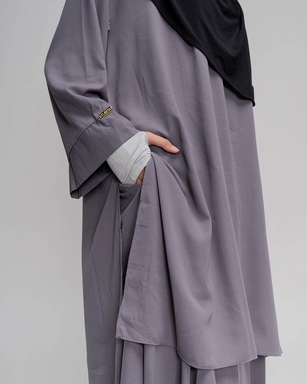 Khalisa One Set Stone by Tubita - Baju Umroh Wanita - TUBITA