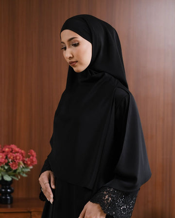 KHIBAN Khimar Bandana Black By TUBITA - TUBITA