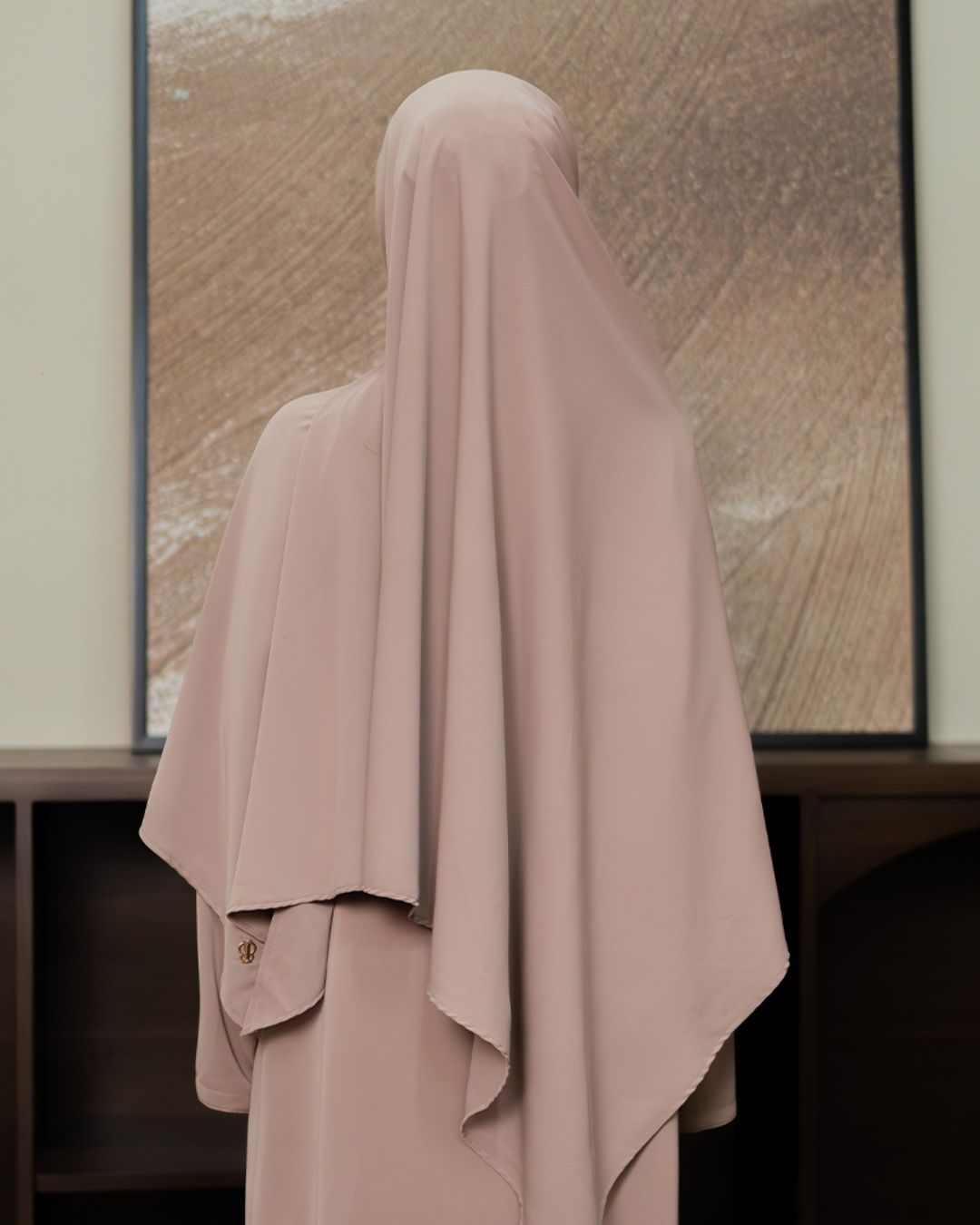 KHIBAN Khimar Bandana Mocca By Tubita - TUBITA