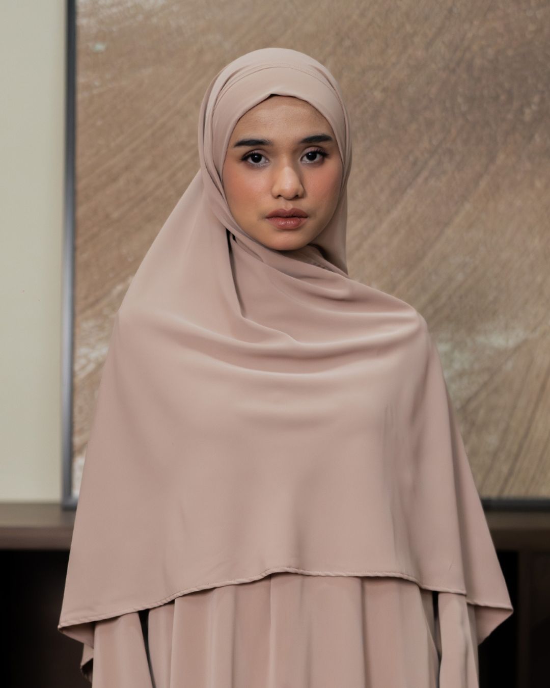 KHIBAN Khimar Bandana Mocca By Tubita - TUBITA