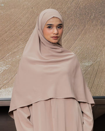KHIBAN Khimar Bandana Mocca By Tubita - TUBITA