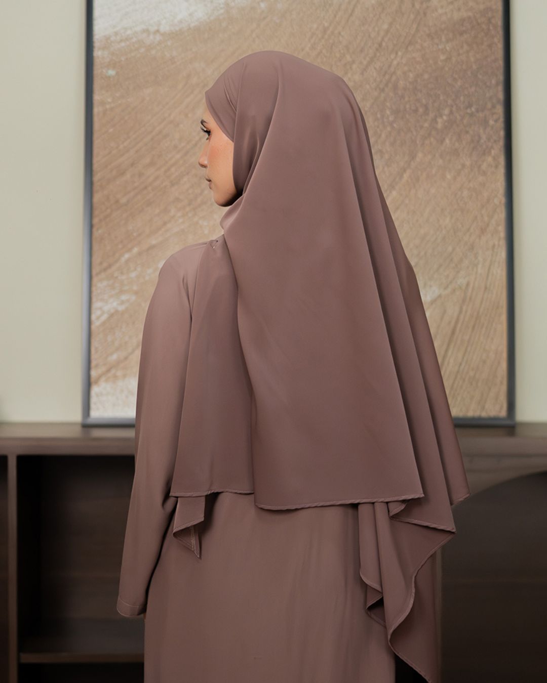 KHIBAN Khimar Bandana Taupe By Tubita - TUBITA