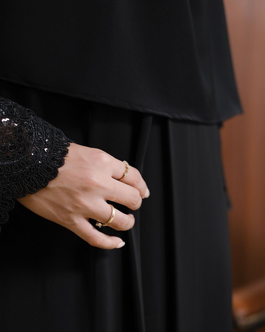 Lamara Abaya Black by Tubita - Baju Umroh Wanita - TUBITA