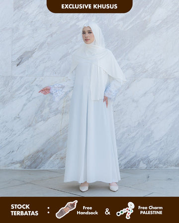 Lamara Abaya Broken White by TUBITA