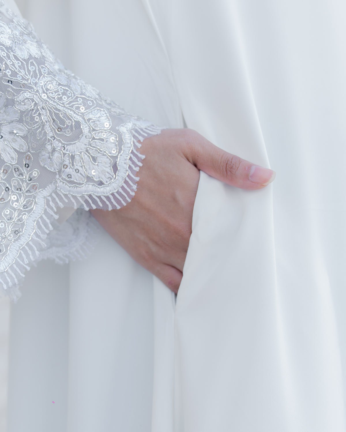 Lamara Abaya Broken White by TUBITA - TUBITA