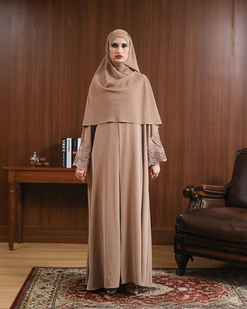 Lamara Abaya Milo by Tubita - Baju Umroh Wanita - TUBITA