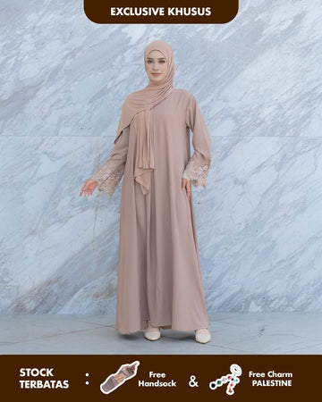 Lamara Abaya Mocca by TUBITA