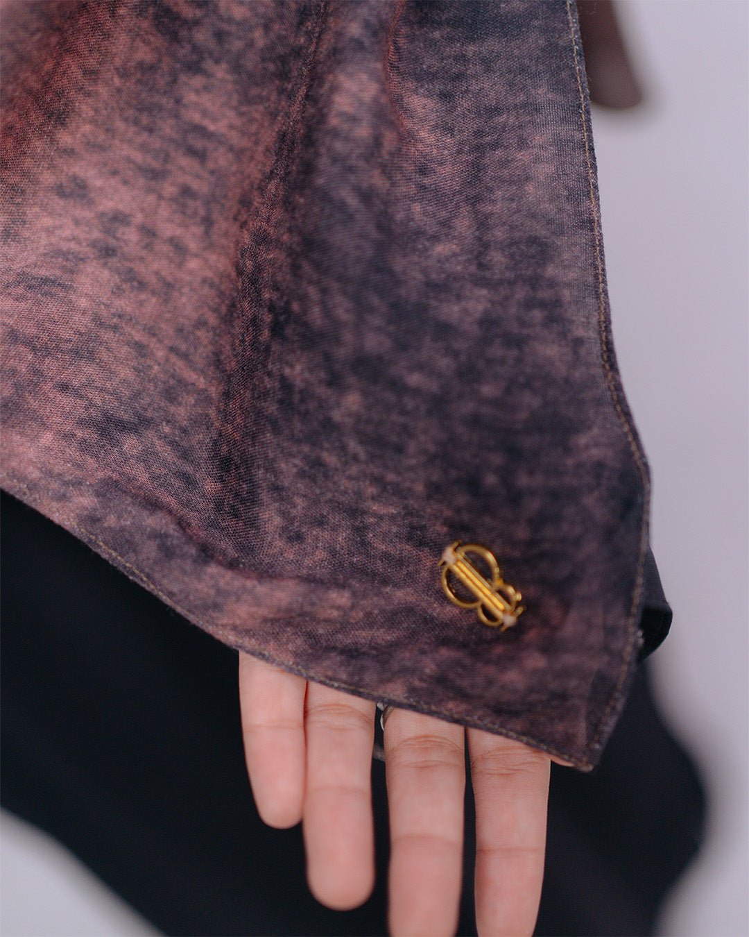 Layl Marble Viscose Printed - TUBITA