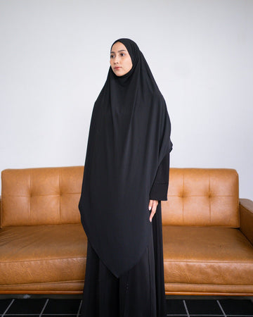 Layla french khimar Black By Tubita