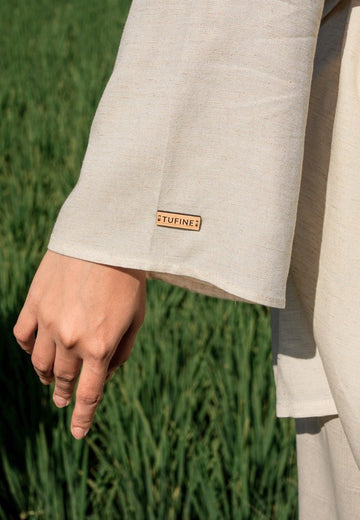Linnea Tunic Organic Linen by Tufine - TUBITA