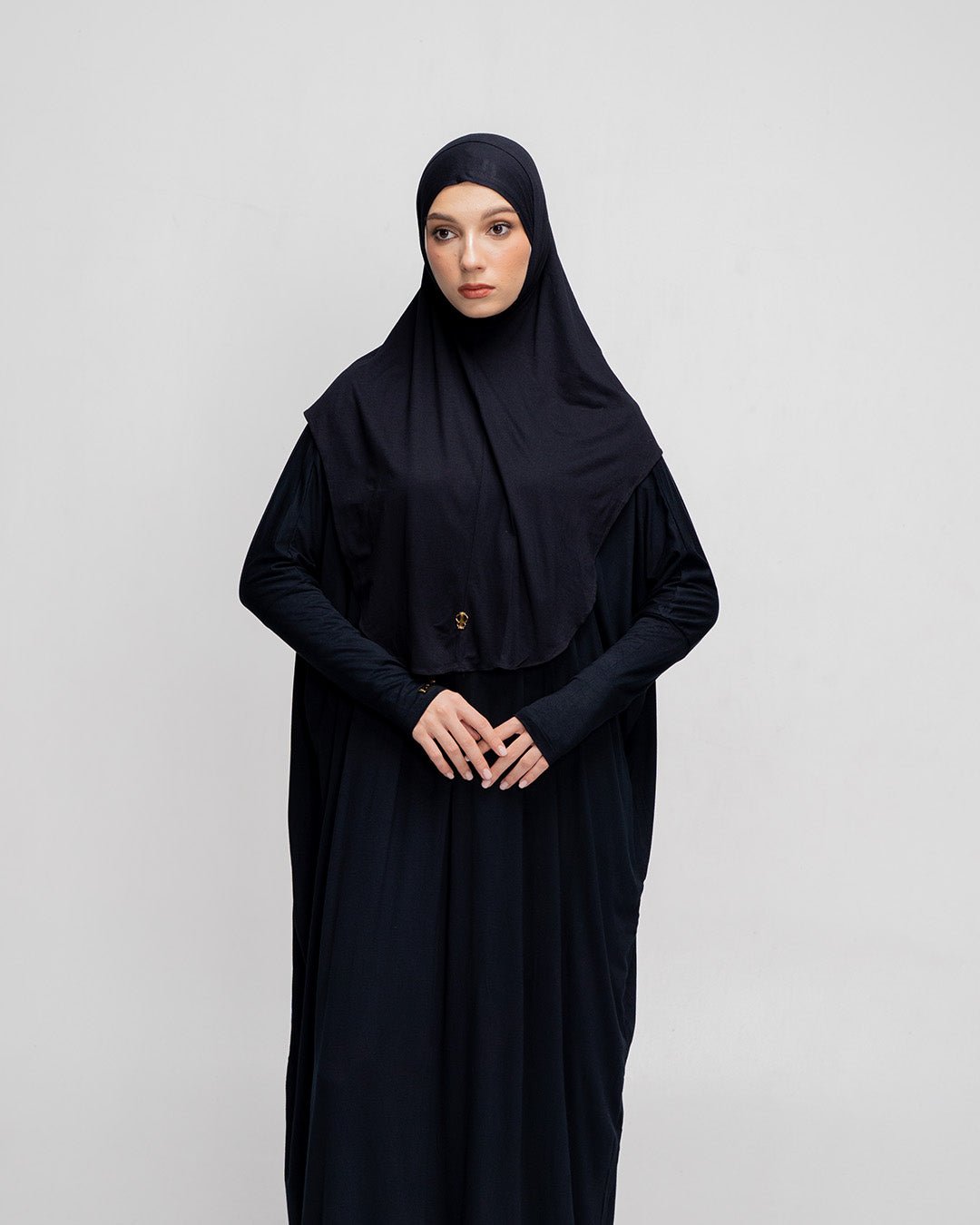 Maira Set Black By TUBITA - Baju Umroh Wanita - TUBITA