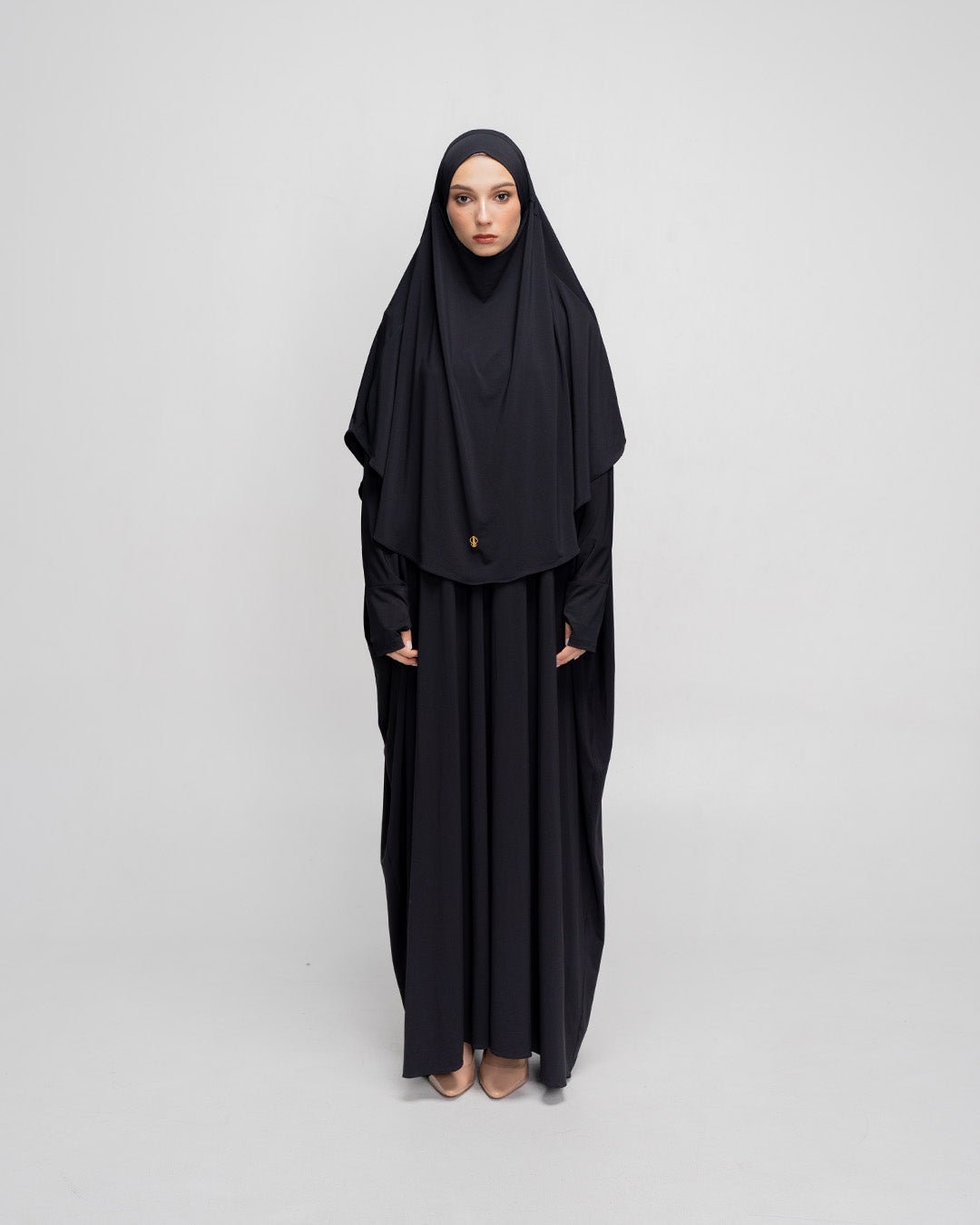 Mecca Dress Black by Tubita - Baju Umroh Wanita - TUBITA
