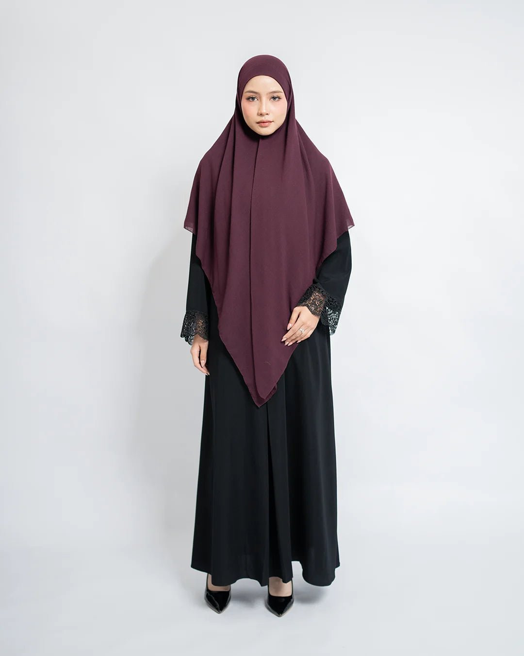 Meena Abaya Set Khiban Arabian - Abaya Premium Umroh Wanita - TUBITA