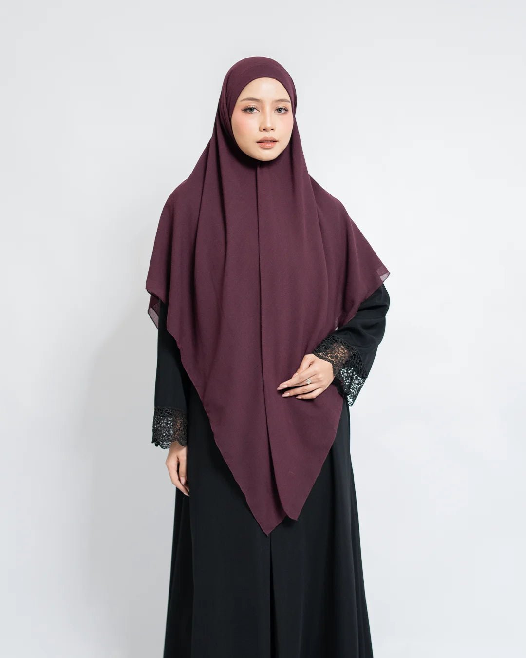 Meena Abaya Set Khiban Arabian - Abaya Premium Umroh Wanita - TUBITA