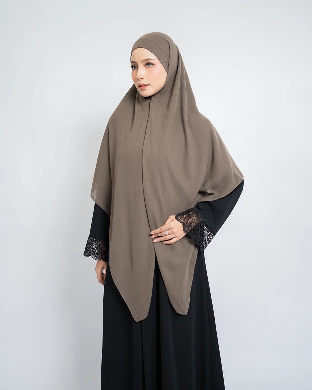 Meena Abaya Set Khiban Arabian - Abaya Premium Umroh Wanita - TUBITA